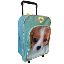 Mini trolley bleu Chien