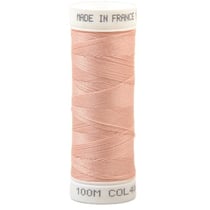 Fil à coudre polyester 100m made in France - rose fard 406