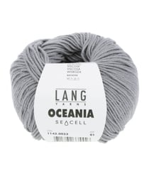 Pelote de Coton à crocheter et tricoter Oceania - Lang Yarns 23 Gris