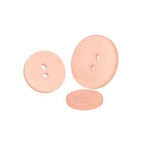 Lot de 6 boutons 2 trous satiné rose layette