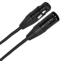 Câble DMX Plugger Câble DMX XLR femelle 3b - XLR mâle 3b 1m Touring