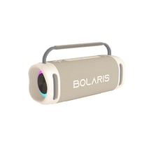 Avizar Enceinte Sans Fil Bluetooth 5.4 Modèle Napoli IPX6 60W avec Effets lumineux LED Beige