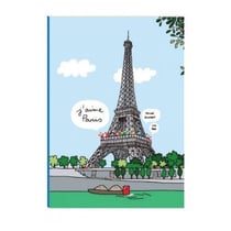 Petit Cahier Paris tour eiffel - Petit Jour - Vert