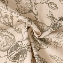 Tissu Toile Canvas Grana vintage Vert sur fond Beige