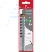 Lot de 6 crayons graphite Grip 2001 Faber-Castell HB