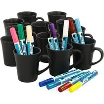 Kit DIY Groupe Décoration de Tasses, ass. de couleurs, 36 pièce, 1 set