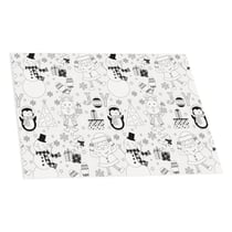 Nappe de Noël en papier à colorier 100 x 150 cm