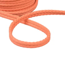 Bobine 20m double cordon chevrons 10mm saumon