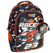Sac à dos Must Street Racer 43 CM - 2 compartiments - Course de voiture