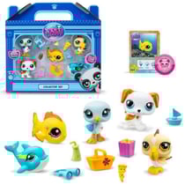 Littlest Pet Shop - Collector Set Theme Plage - 5 animaux et accessoires - BF00517