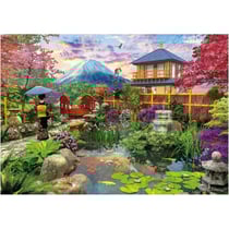 Puzzle jardin japonais et la montagne 1500 pieces - collection paysage du japon - educa - 19937