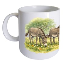 Mug en céramique ânes 35 cl