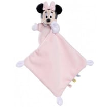 Peluche minnie avec son mouchoir rose 18 cm - doudou bébé - enfant - nicotoy