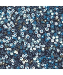 Tissu coton Liberty ® WILTSHIRE de 145 cm de largeur wiltshire bleu vendu par 50 cm