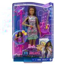 Poupee barbie brooklyn pop star son et lumière - chanteuse, musique - mattel - gyj24 - big city big dreams