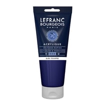 Peinture acrylique - Bleu pourpre - 045 - Fine - Lefranc Bourgeois - Tube 200ml