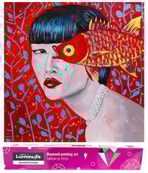 Diamond Painting Broderie Diamant LUMINLIFE 60x60cm, 5D, diamants ronds - Art moderne 1