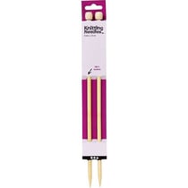 2 Aiguilles À Tricoter En Bambou 35 cm - Ø 8 mm