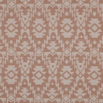Tissu Jacquard Double gaze Ethnique sur fond Ecru