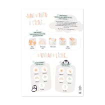 Poster départ à l'école - L'Atelier Gigogne