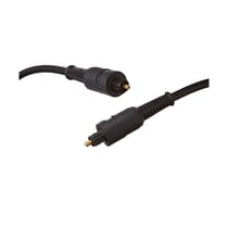 Force Power Câble Audio Fibre Optique Toslink Souple Moulé 1,2 m Noir