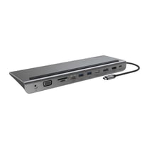 Belkin Hub USB-C 100W Multiport 11-en-1 pour Ordinateur avec Support Ergonomique Gris