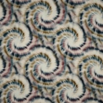 Tissu Viscose Digital tie & dye Vert