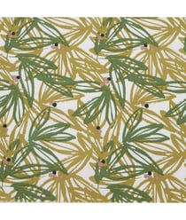 Tissu coton Végétaux Olive Nabali de 140 cm de largeur Olive/marron Multicolore vendu par 50 cm