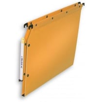 Dossiers Suspendus Verticaux A4 Office Depot - Jaune - Lot de 10 - Dos 15 mm