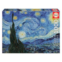 Puzzle 1000p – La nuit Etoile Van Gogh - Educa Borras - Rouge
