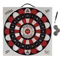 Kit Planche Bois version cible fléchettes avec Palets Bretons + Aimant - Cadetel