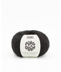 Pelote de Laine et Mohair PINGO MODOUX - Douceur et Style Réunis - Pingouin Noir