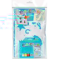 Gouache solide PlayColor 6 pcs + pochoirs Animaux