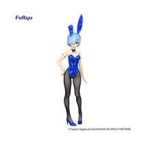 Re:Zero - Statuette BiCute Bunnies Rem Blue Color Ver. 30 cm