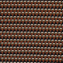 Tissu Popeline de Viscose extensible Triangles 3D sur fond Noir
