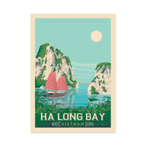 Affiche 30x40 cm - Halong Bay - Olahoop Travel Posters