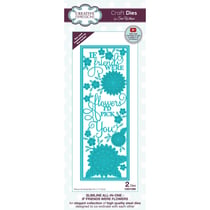 Matrices de découpe - Cadre floral - 2 dies Slimline - Creative Expressions
