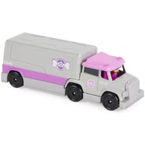 Vehicule en metal pat patrouille big truck pups : le grand camion de stella gris et rose - vehicule miniature - spin master