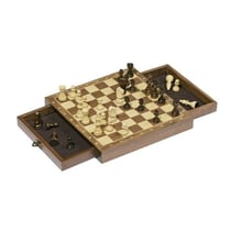 Jeu d'échecs magnétique avec tiroir - Jouet créatif et éducatif