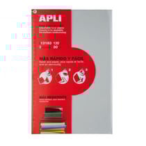 Couvre-livres avec rabat ajustable PVC 300 mm 3 u.