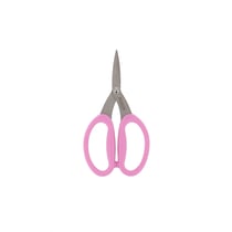Ciseaux de précision micro-dentés - Grands anneaux souples - Rose