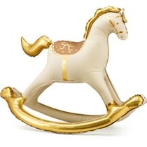 Ballon Aluminium Géant Cheval à Bascule   118 cm