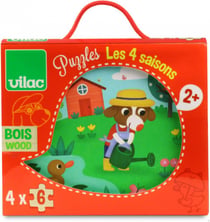 Puzzles les 4 saisons - coffret bois