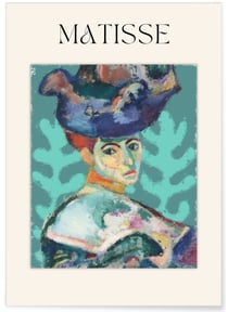Affiche Matisse - Portrait Cubiste | A3 : 29,7x42cm