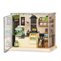 Maquette Green Slide - Miniature Empilable - Magasin Café - LED - 90 pièces - GreenSlide
