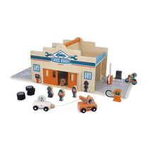 Mon Premier Garage Voitures en Bois Cross Road