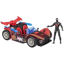 Figurine Miles Morales Bolide de course Remix, Marvel Spider-Man VenomVersus Epic World of Action, Dès 4 ans