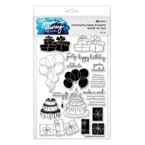 Tampons transparents - Anniversaire - 20 clear stamps Ranger