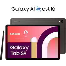 Tablette Samsung Galaxy Tab S9 stockage 128 Go gris RAM 8 Go 11 " 13 mpx