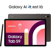 Tablette Samsung Galaxy Tab S9 gris stockage 128 Go RAM 8 Go 13 mpx 11